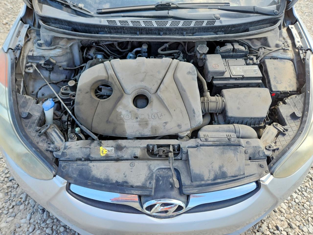2013 Hyundai Elantra Gls Серебряный vin: 5NPDH4AE6DH346168