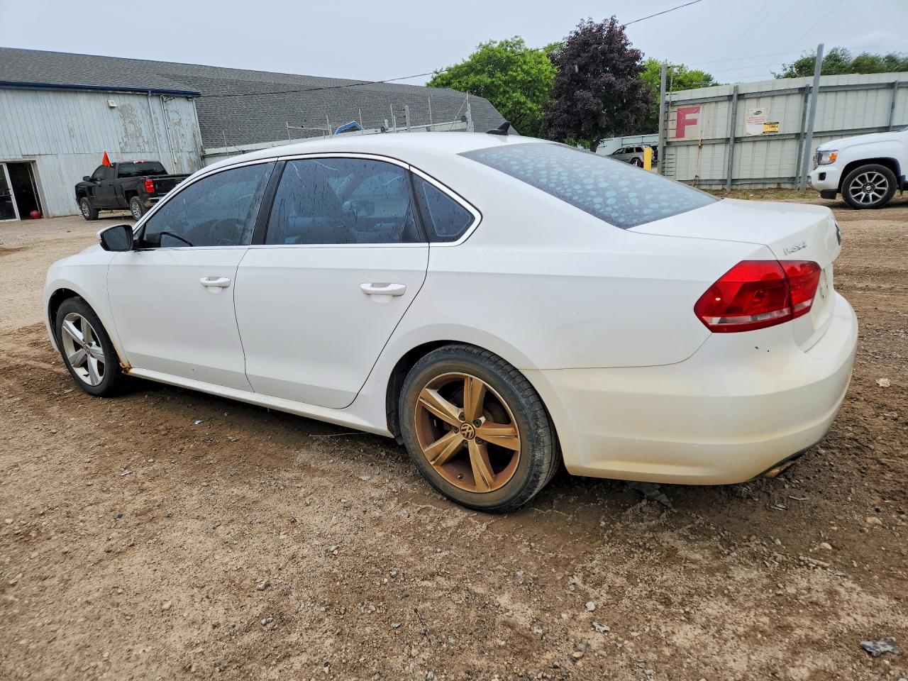 2013 Volkswagen Passat Se Белый vin: 1VWBH7A37DC004759