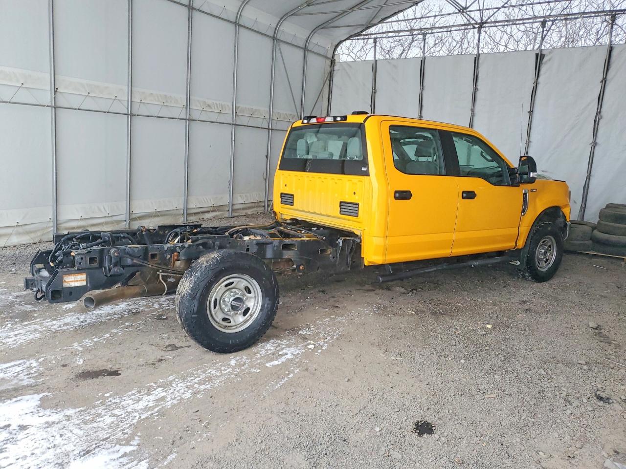 2020 Ford F250 Super Duty Yellow vin: 1FT7W2B67LEE12854