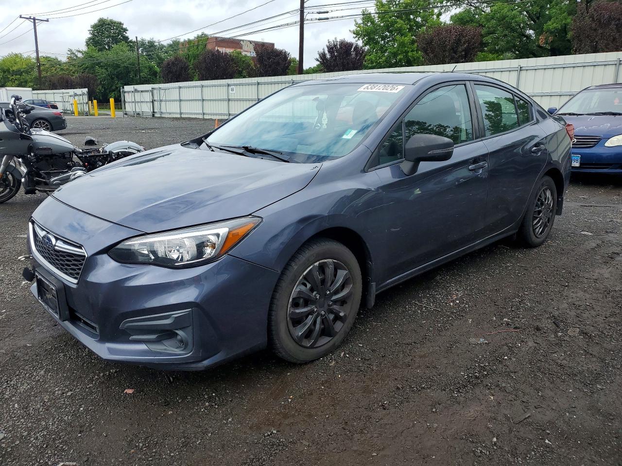 2017 Subaru Impreza Blue vin: 4S3GKAA63H3613144