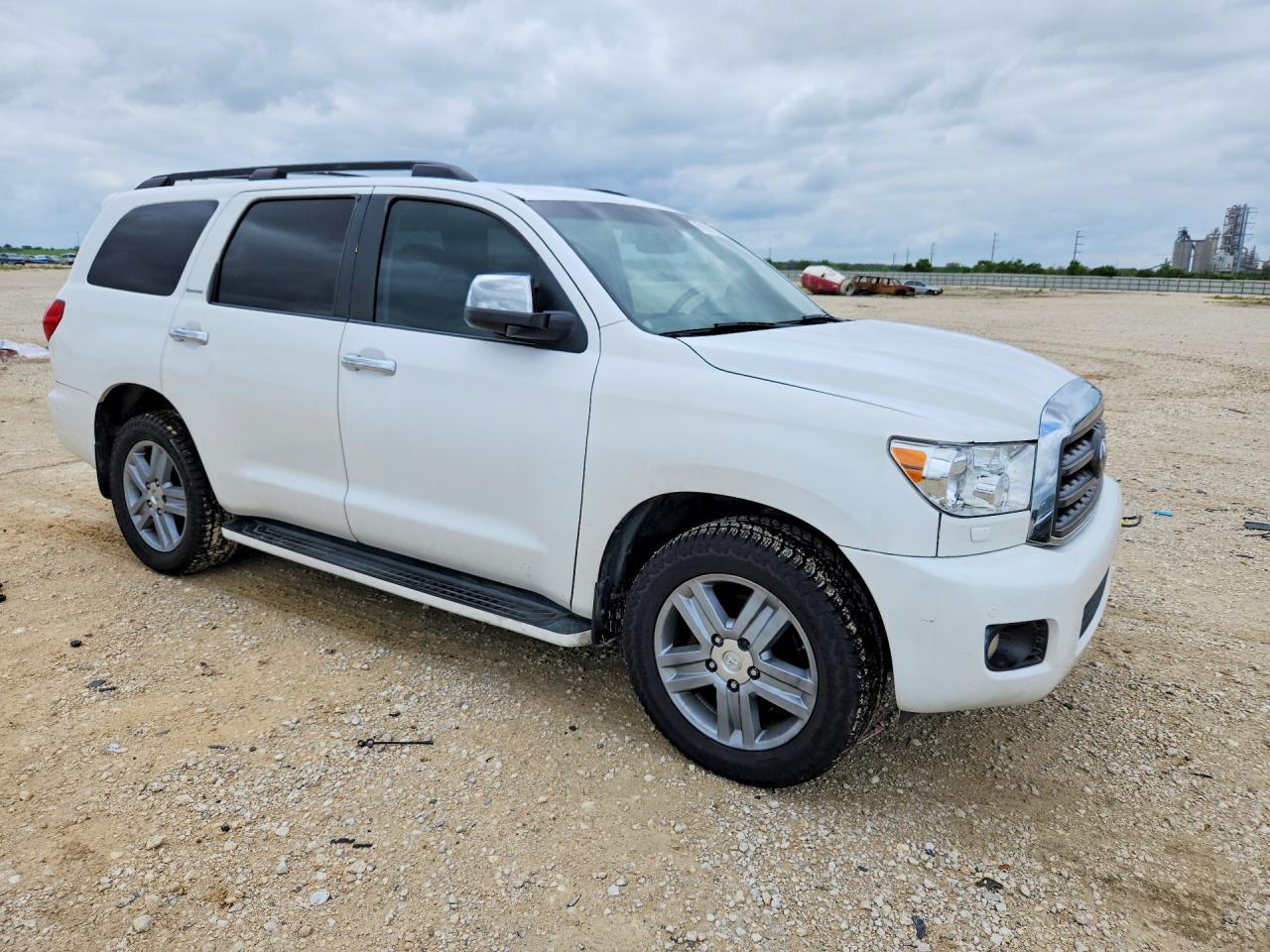 2008 Toyota Sequoia Limited Белый vin: 5TDZY68A18S012974