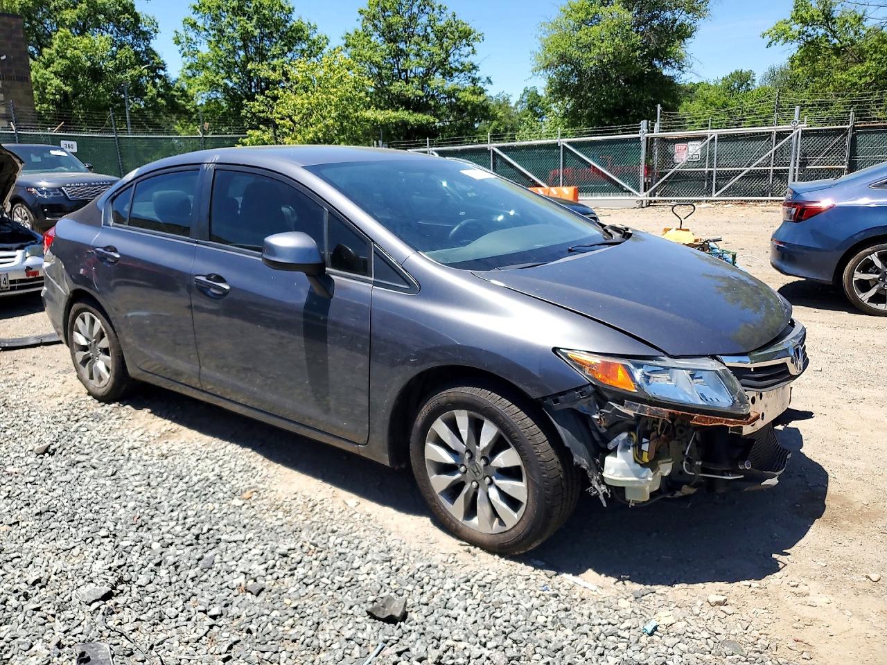 2012 Honda Civic Lx Gray vin: 2HGFB2F50CH313344