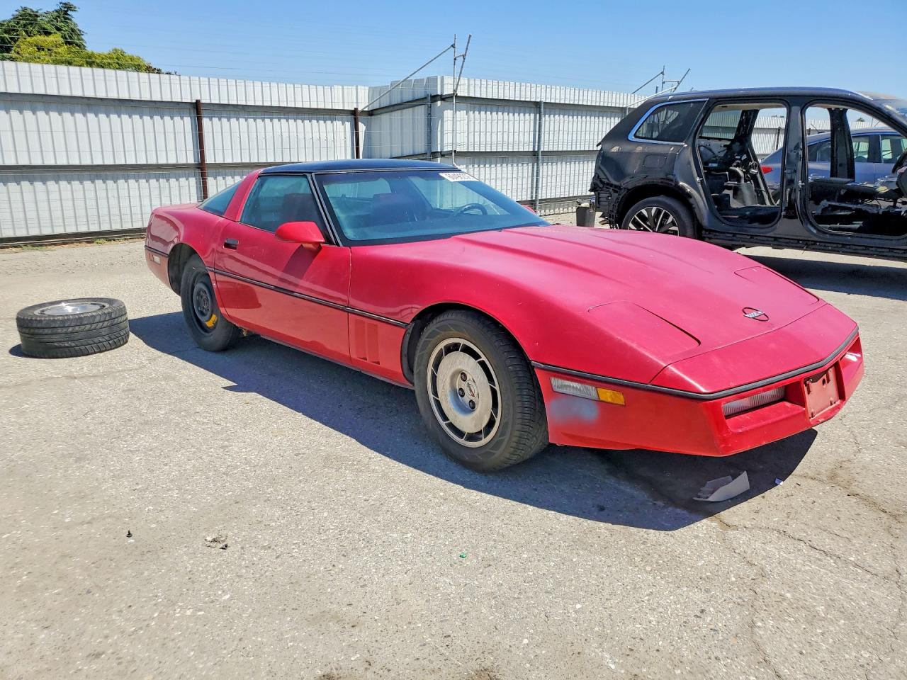1986 Chevrolet Corvette Red vin: 1G1YY0784G5123135