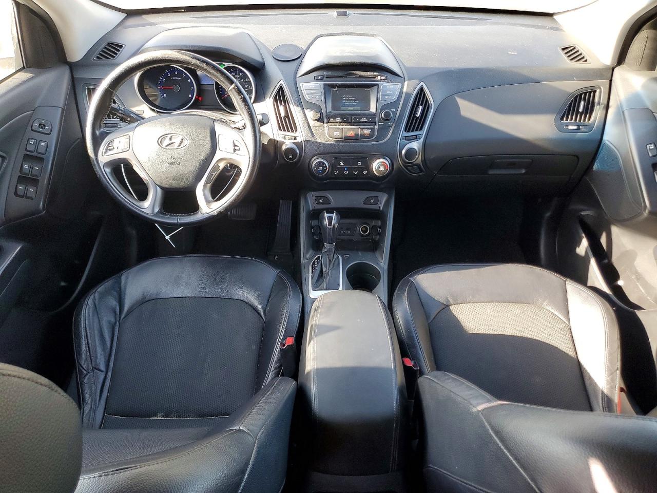 2014 Hyundai Tucson Se White vin: KM8JUCAG9EU926253