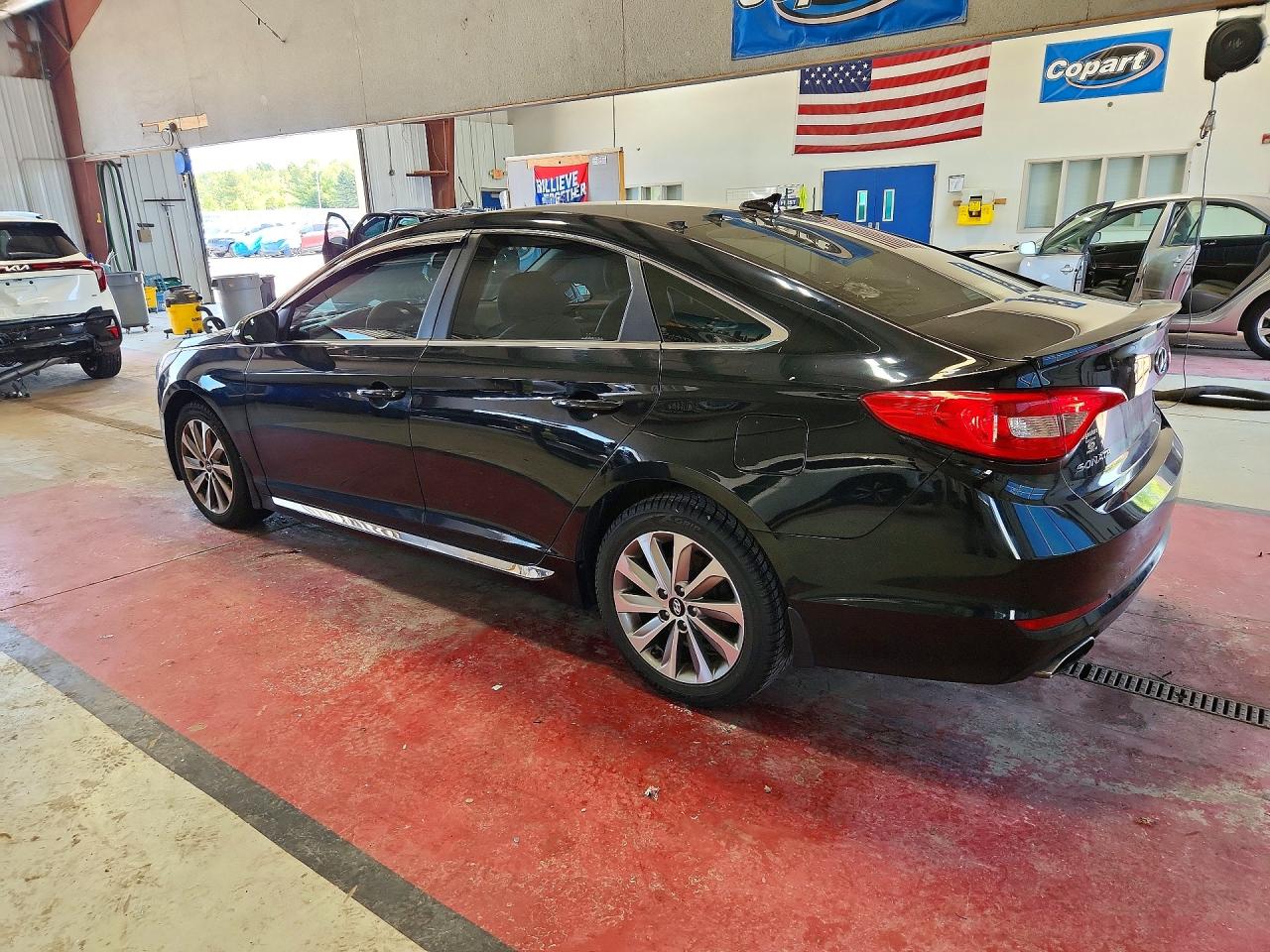 2015 Hyundai Sonata Sport Черный vin: 5NPE34AF5FH237540