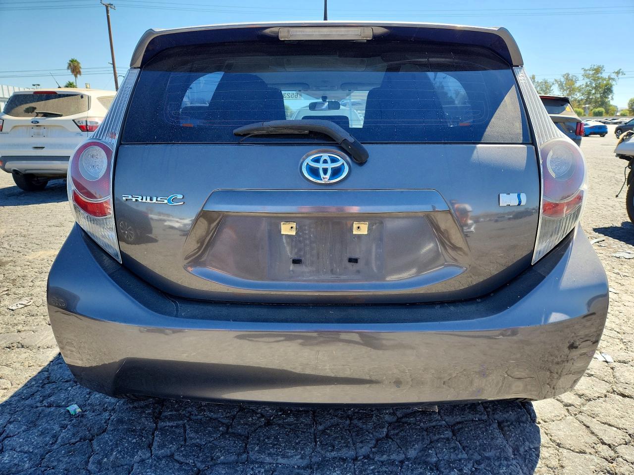 2014 Toyota Prius C One Gray vin: JTDKDTB3XE1560146