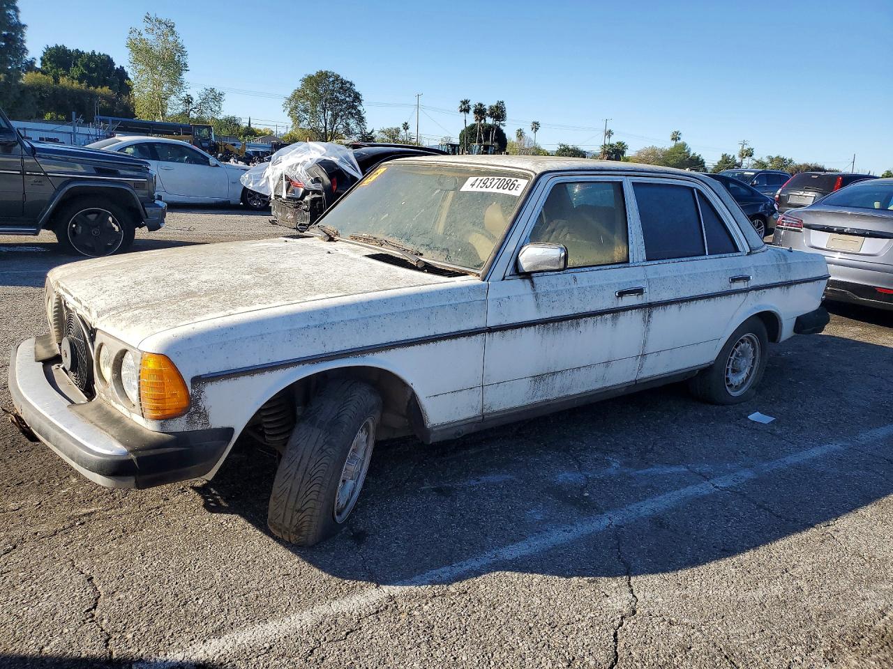 1984 Mercedes-benz 300 Dt Белый vin: WDBAB33AXEA118271