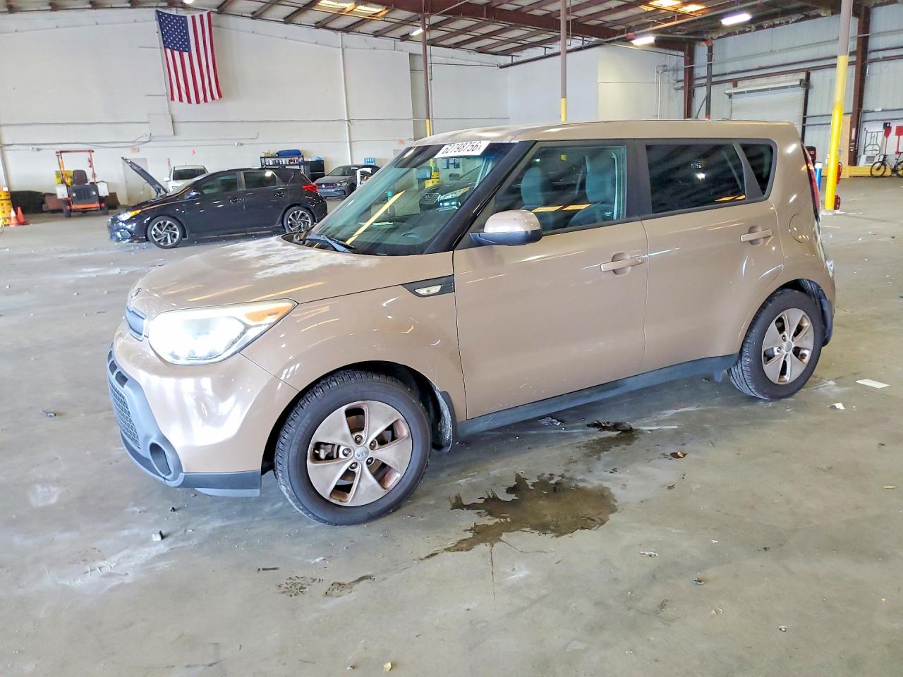 2014 Kia Soul Base Brown vin: KNDJN2A21E7033492
