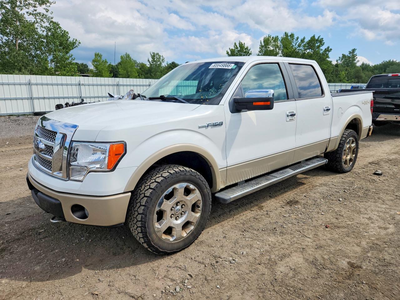 2010 Ford F150 Supercrew White vin: 1FTFW1EV3AFC87397