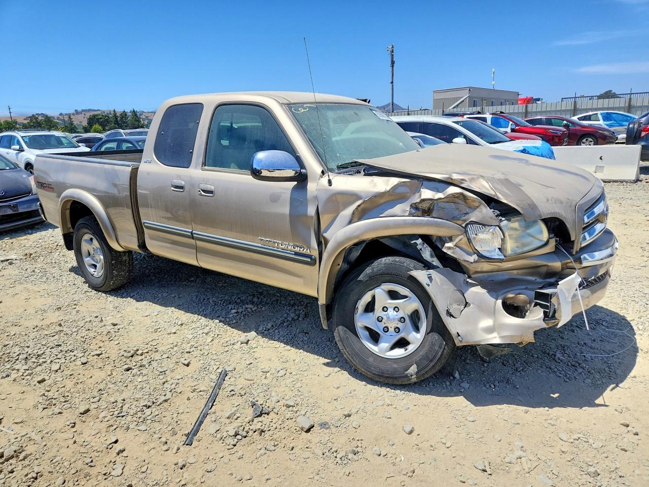2003 Toyota Tundra Access Cab Sr5 Tan vin: 5TBBT44183S381939