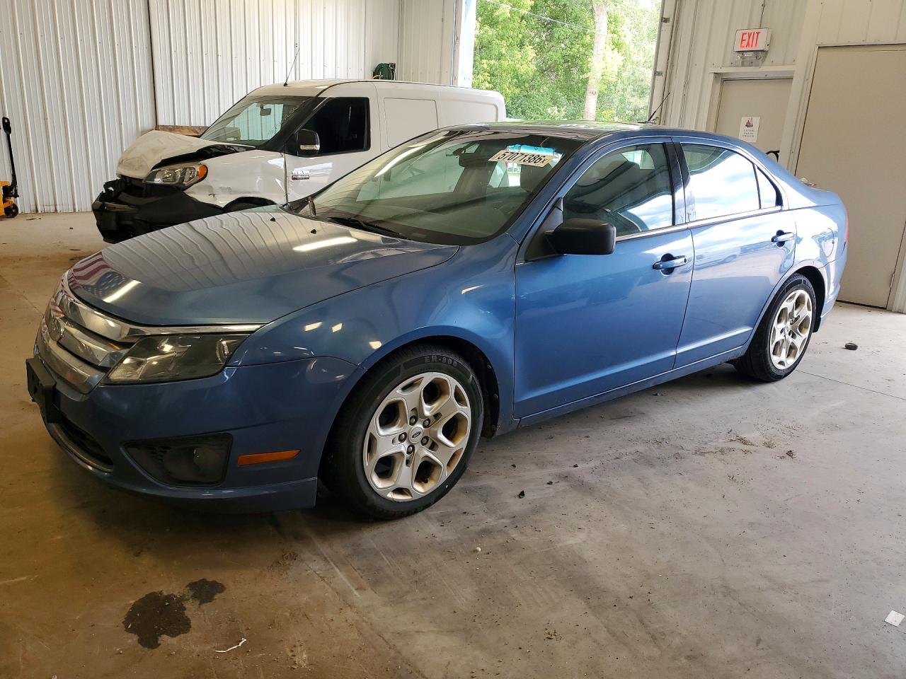 2010 Ford Fusion Se Blue vin: 3FAHP0HA5AR400669
