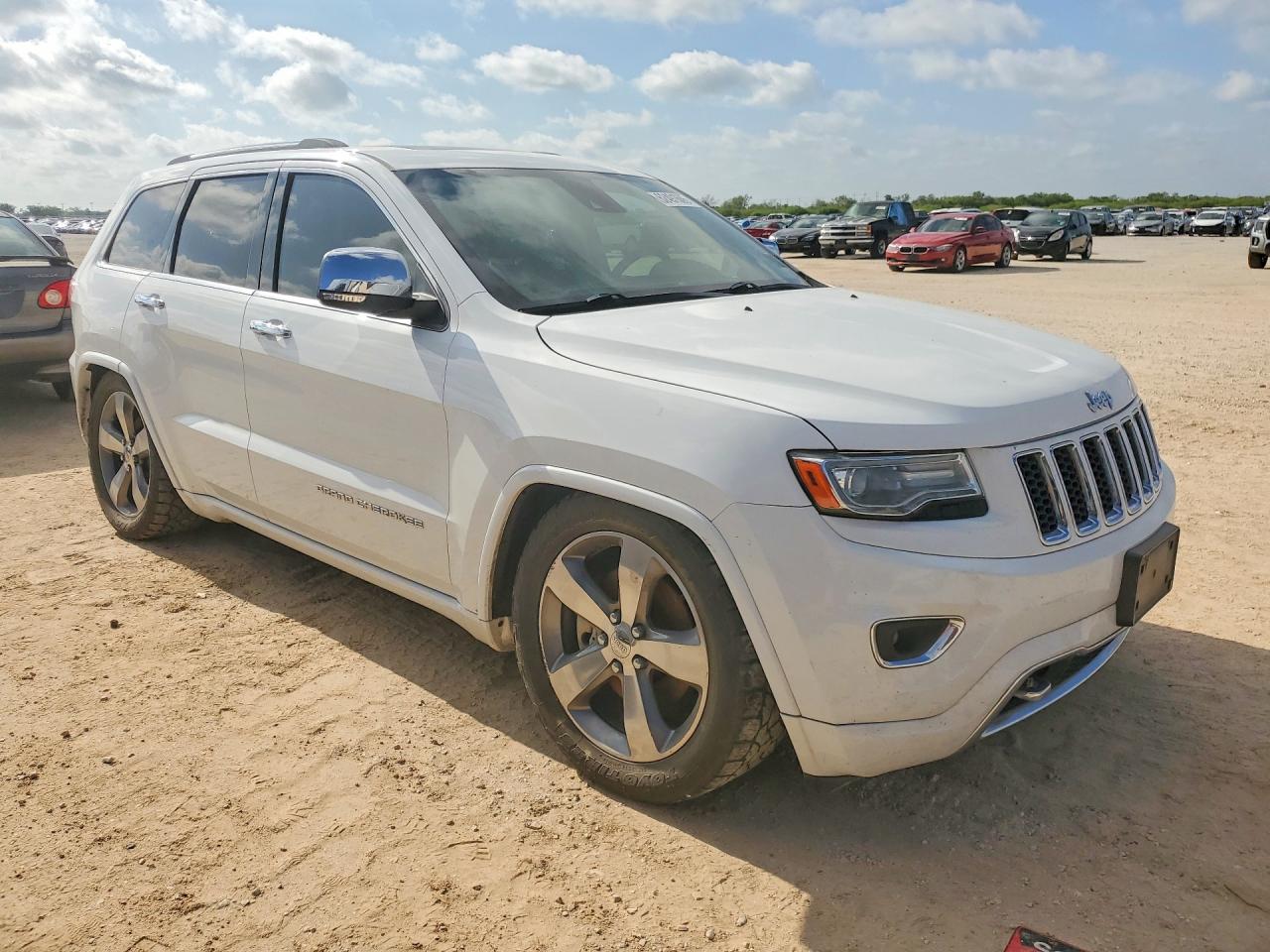 2014 Jeep Grand Cherokee Overland White vin: 1C4RJFCM6EC404254