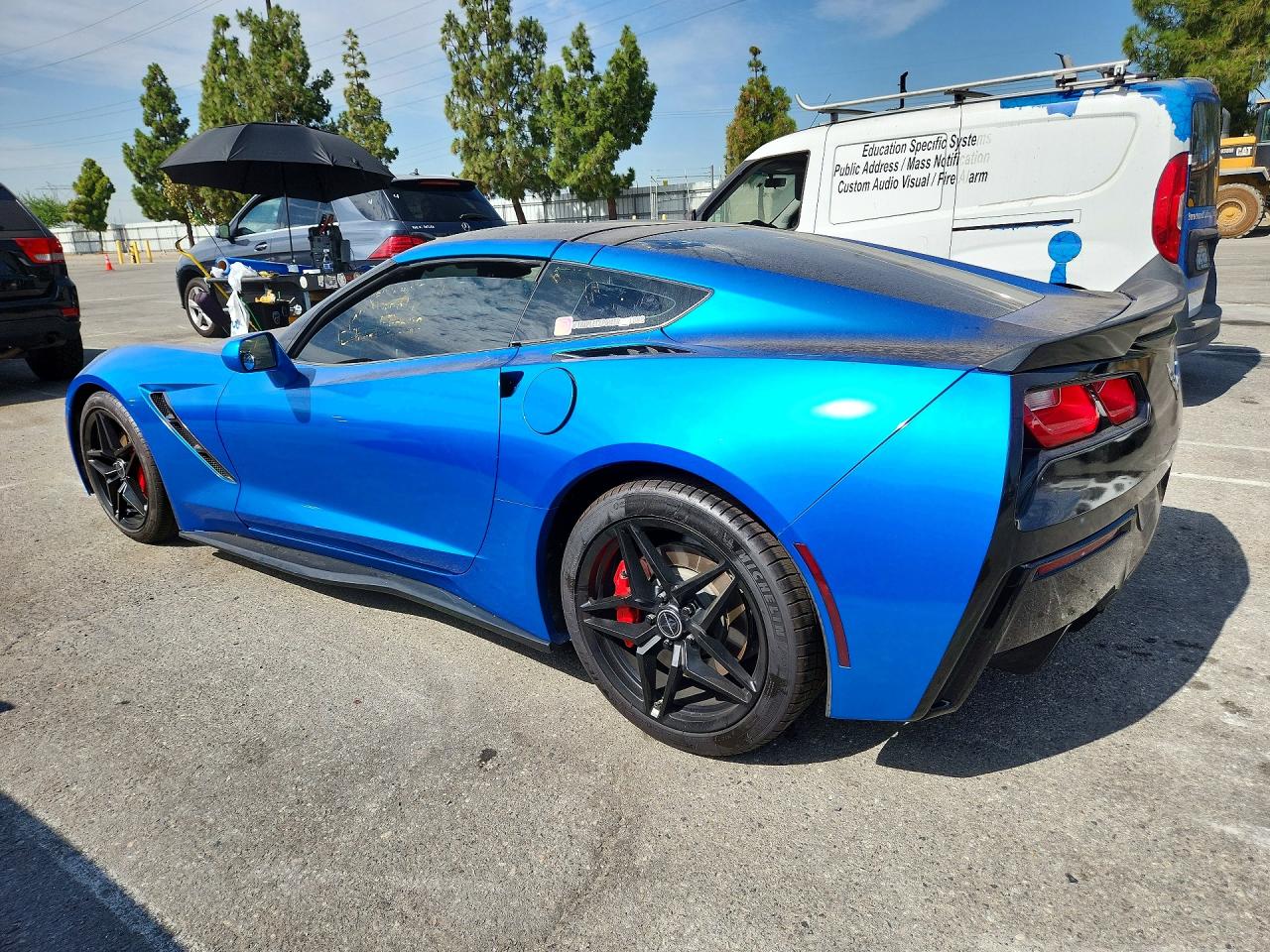 2014 Chevrolet Corvette Stingray 3lt Blue vin: 1G1YF2D74E5124909