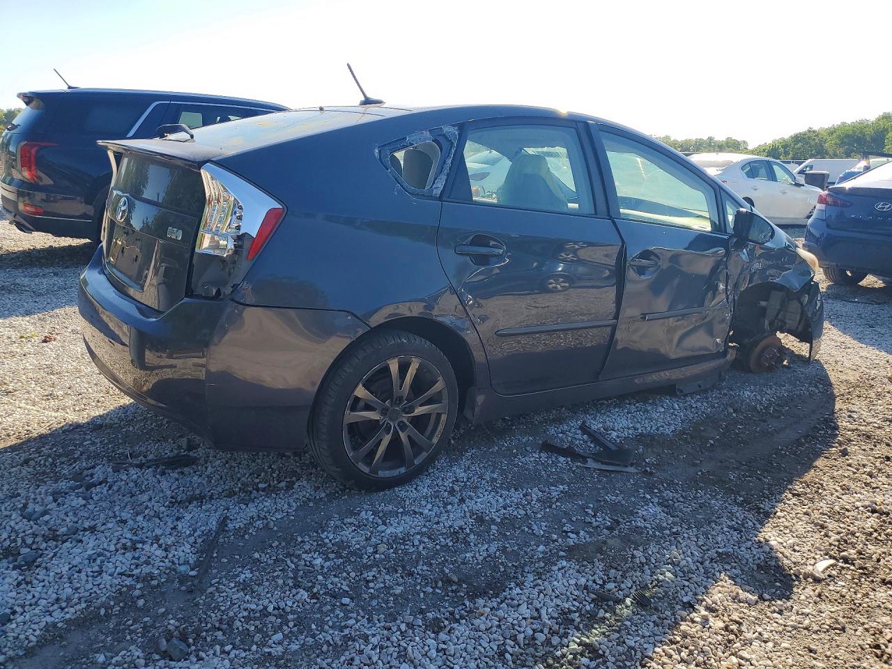 2010 Toyota Prius Ii Угольный vin: JTDKN3DU9A0100236