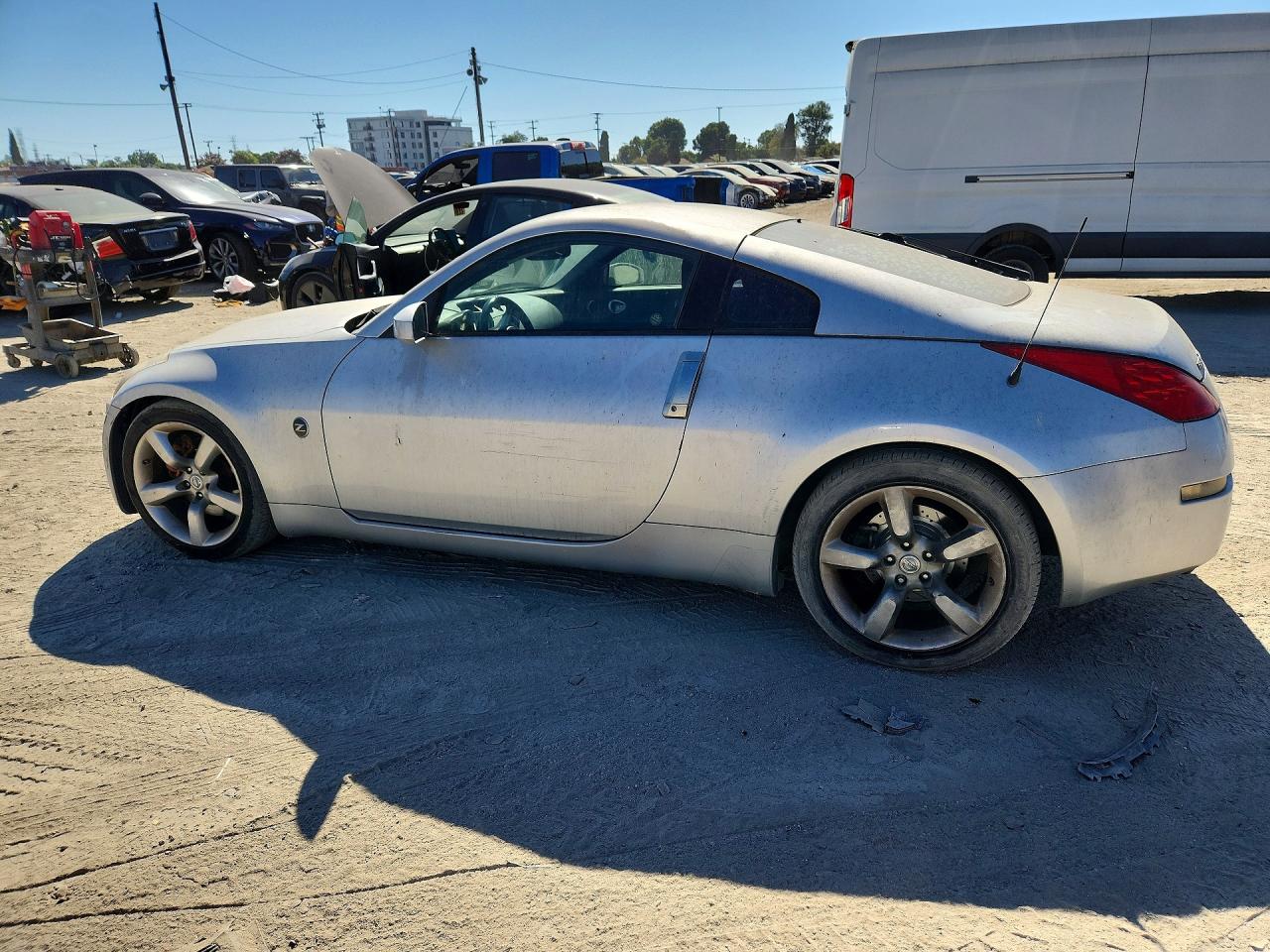 2008 Nissan 350z Base Silver vin: JN1BZ34D68M705034