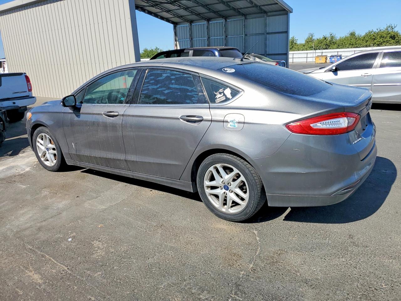 2014 Ford Fusion Se Gray vin: 3FA6P0H73ER379953