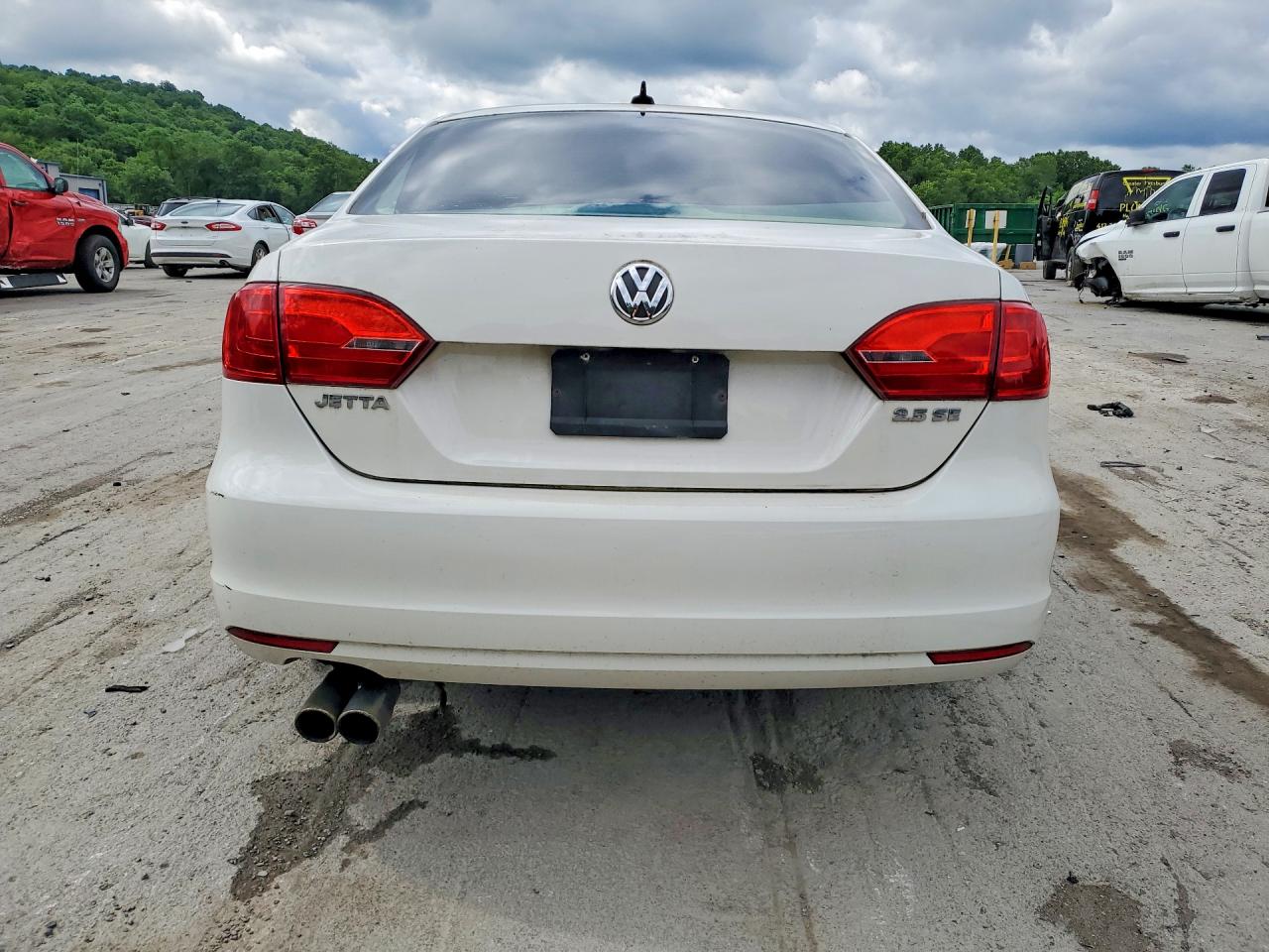 2011 Volkswagen Jetta Se Белый vin: 3VWDZ7AJ4BM354656