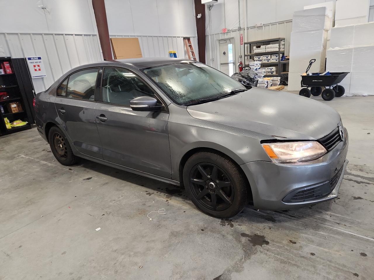 2014 Volkswagen Jetta Se Gray vin: 3VWD17AJ8EM260730