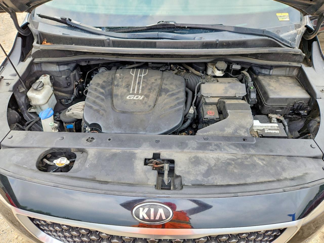 2015 Kia Sedona Sx Black vin: KNDMC5C14F6018999