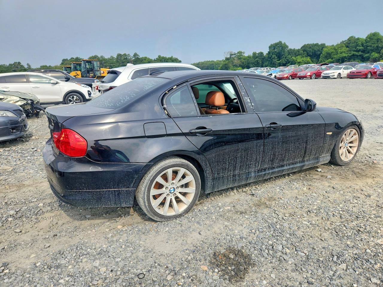 2011 Bmw 328 I Sulev Черный vin: WBAPH5G52BNM80163