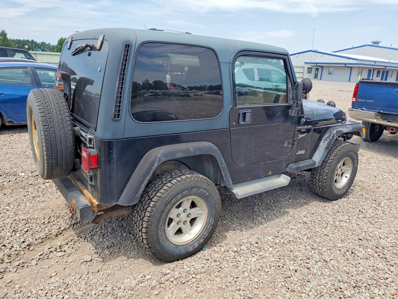 2001 Jeep Wrangler / Tj Sport Black vin: 1J4FA49S01P304774