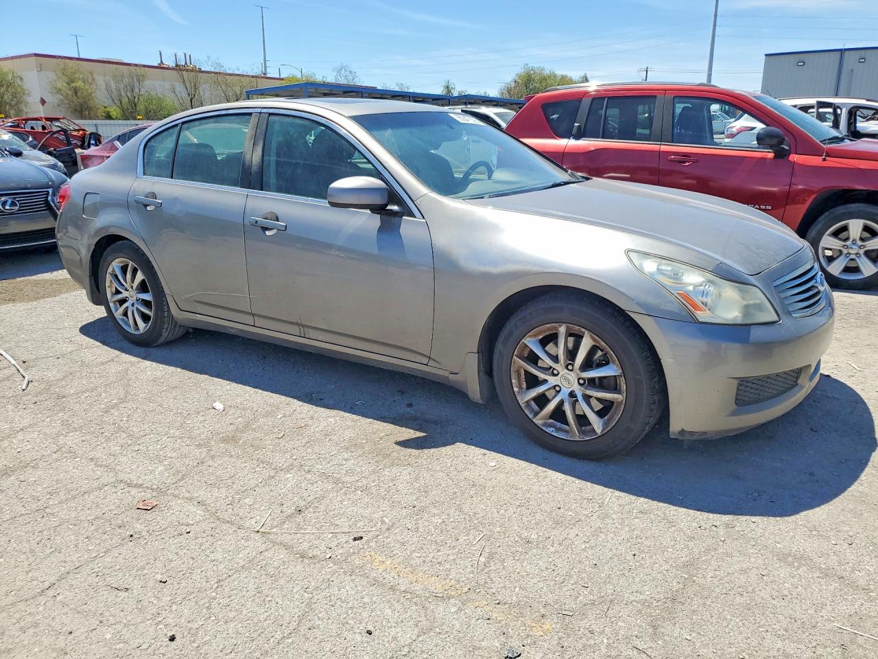 2007 Infiniti G35 Base Серый vin: JNKBV61E37M706386