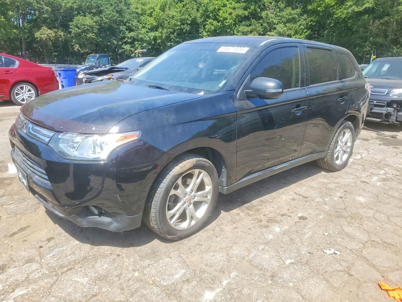 2014 Mitsubishi Outlander Se Black vin: JA4AD3A37EZ007043