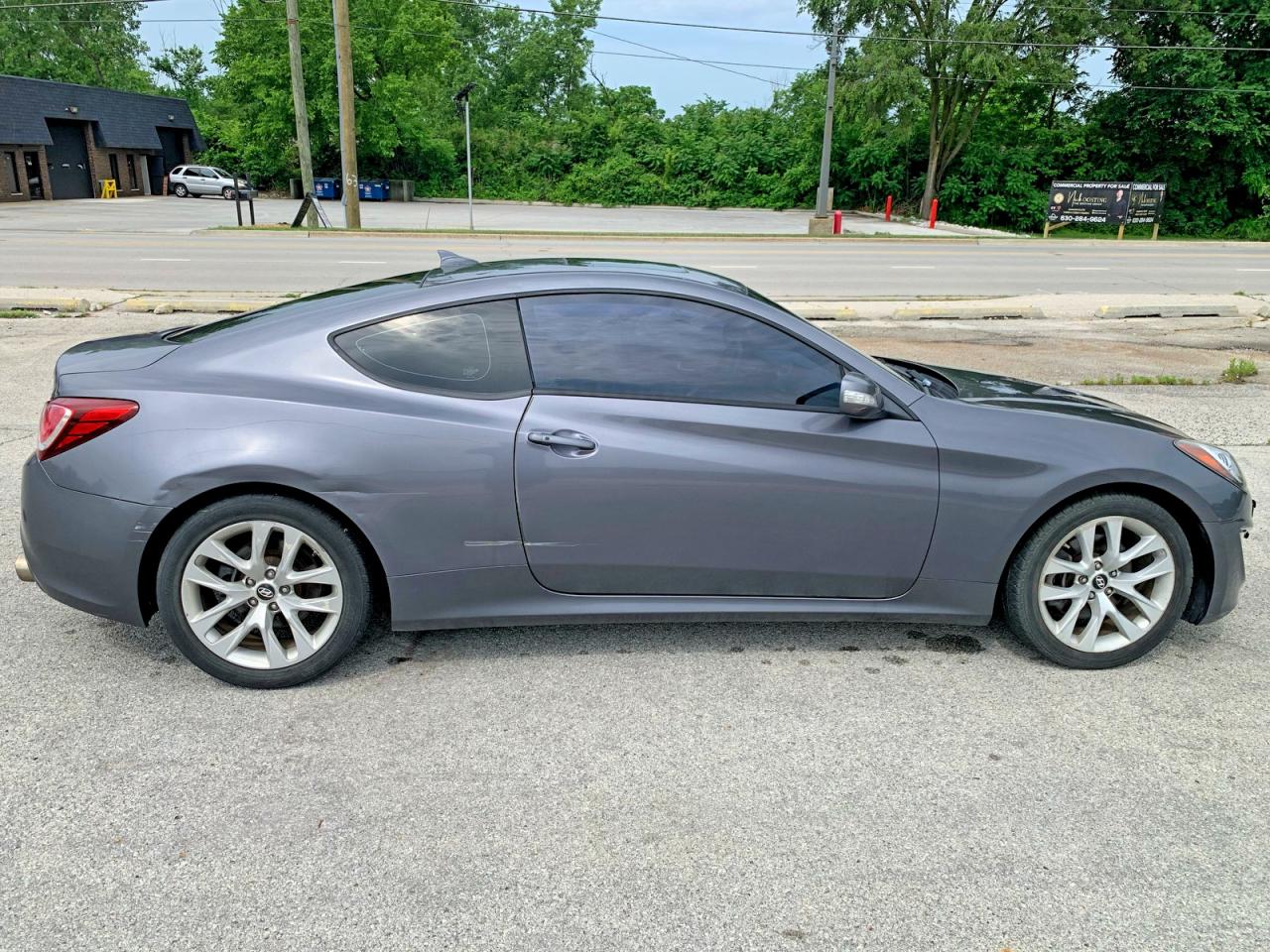 2014 Hyundai Genesis Coupe 3.8 Grand Touring Серый vin: KMHHU6KJ8EU120625