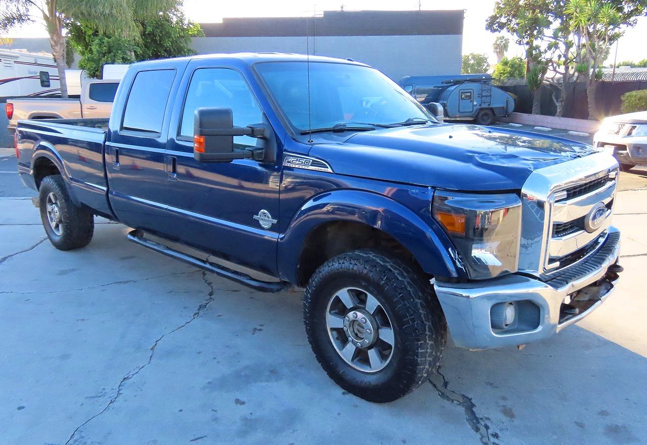 2011 Ford F250 Super Duty Blue vin: 1FT7W2BT4BEC86361