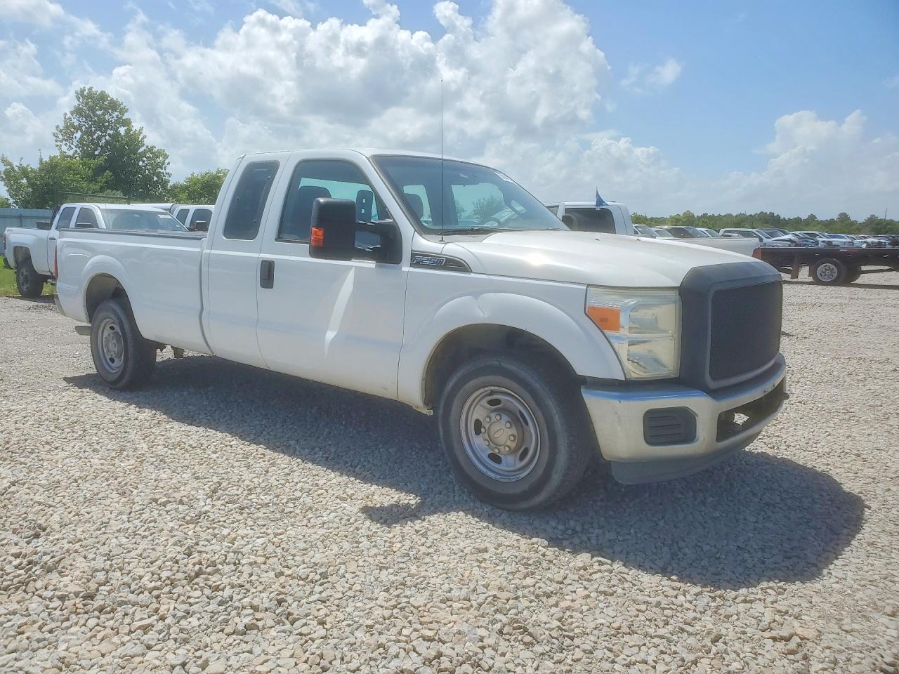 2014 Ford F250 Super Duty White vin: 1FT7X2A68EEA20919