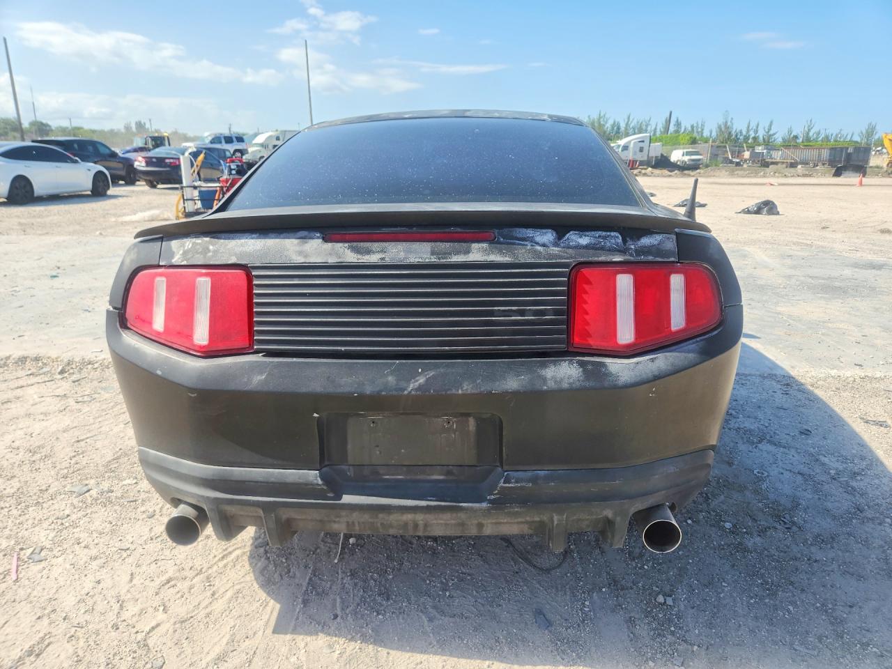 2010 Ford Mustang Black vin: 1ZVBP8AN3A5143636