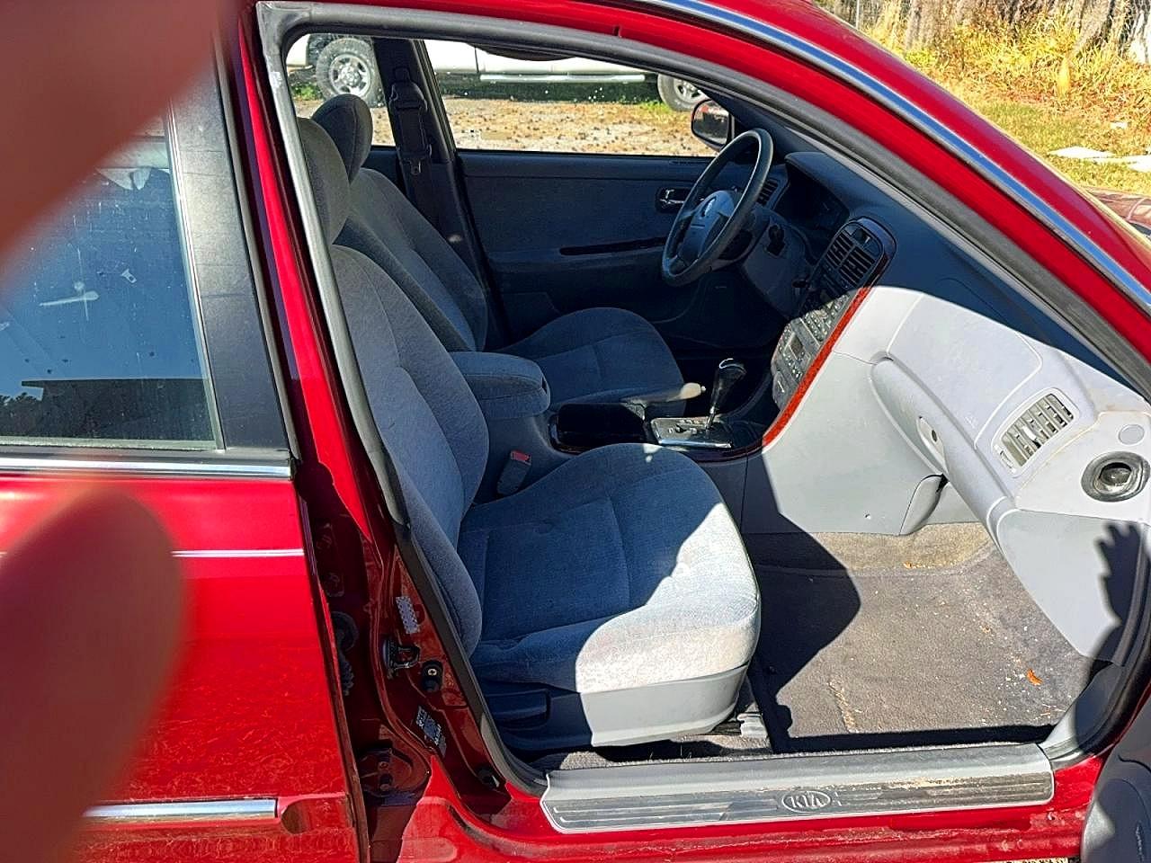 2004 Kia Optima Lx Бордовый vin: KNAGD126645321217