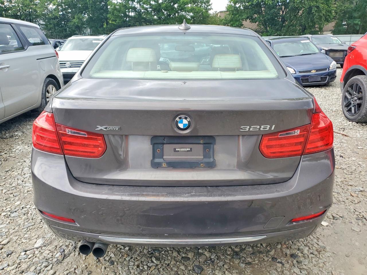 2013 Bmw 328 Xi Brown vin: WBA3B3C54DF530326
