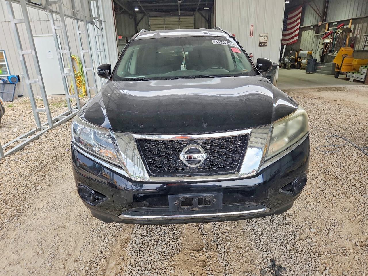 2013 Nissan Pathfinder S Black vin: 5N1AR2MN2DC666546