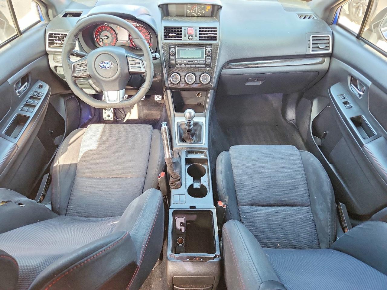 2015 Subaru Wrx Blue vin: JF1VA1A67F9822171
