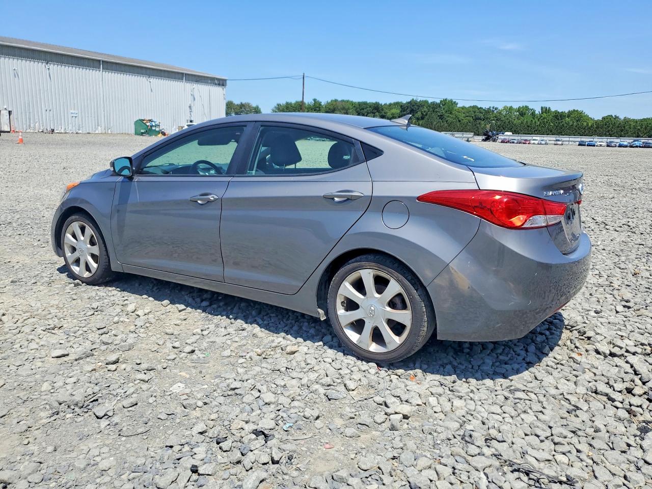 2012 Hyundai Elantra Limited Gray vin: 5NPDH4AE2CH122068