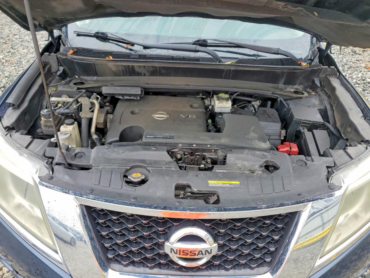2014 Nissan Pathfinder S Blue vin: 5N1AR2MM7EC730587