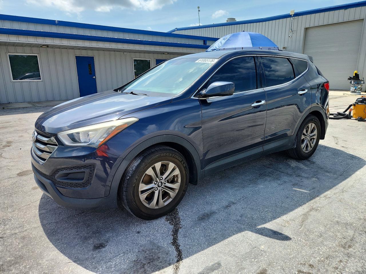 2015 Hyundai Santa Fe Sport 2.4l Blue vin: 5XYZT3LB4FG288072