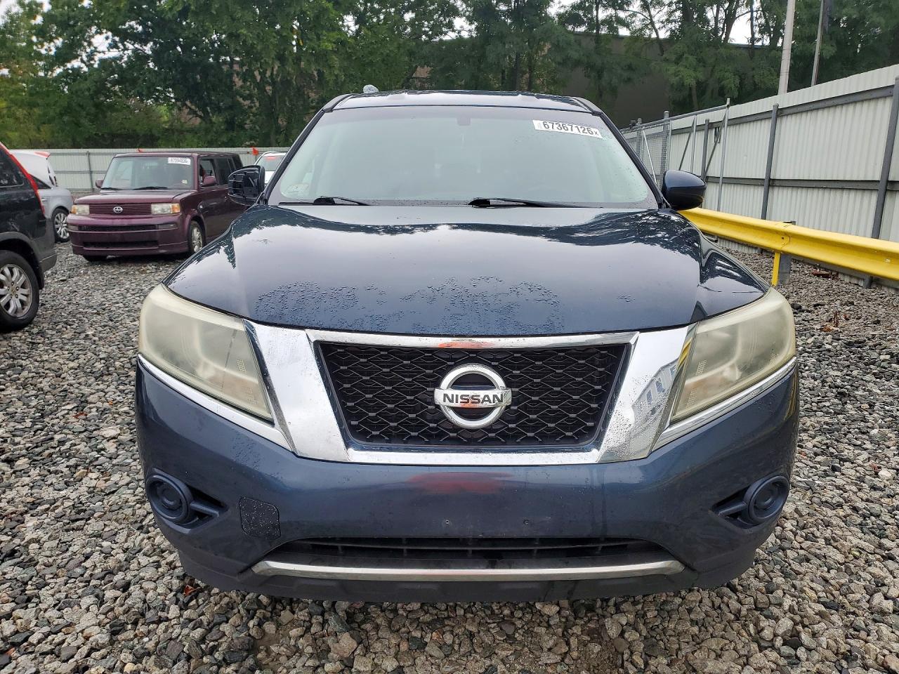 2014 Nissan Pathfinder S Blue vin: 5N1AR2MM7EC730587
