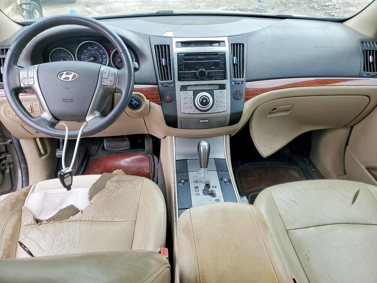 2008 Hyundai Veracruz Gls Gray vin: KM8NU73C68U071602