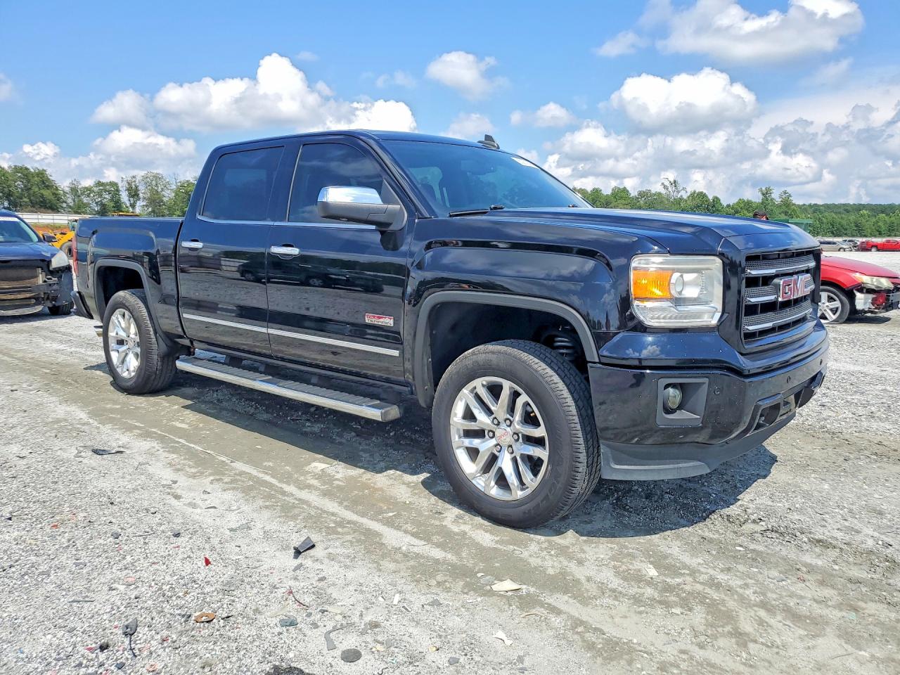 2015 Gmc Sierra K1500 Slt Black vin: 3GTU2VEJ7FG468922