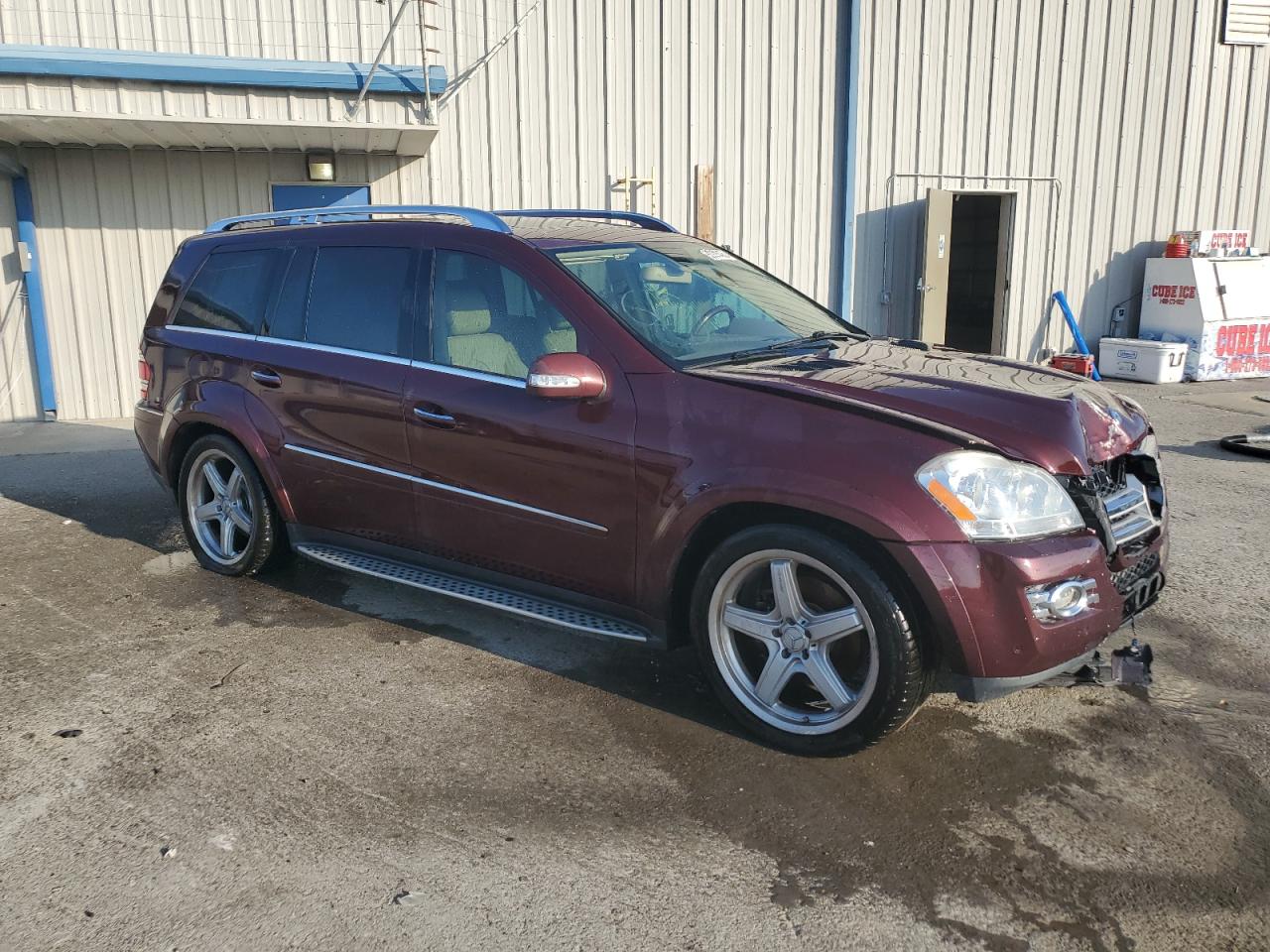 2008 Mercedes-benz Gl 550 4matic Burgundy vin: 4JGBF86E68A330252