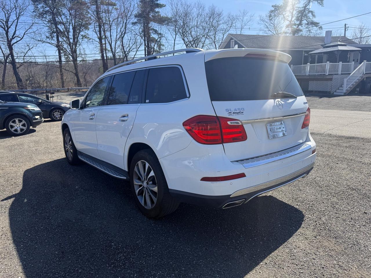 2014 Mercedes-benz Gl 450 4matic White vin: 4JGDF7CE9EA314971
