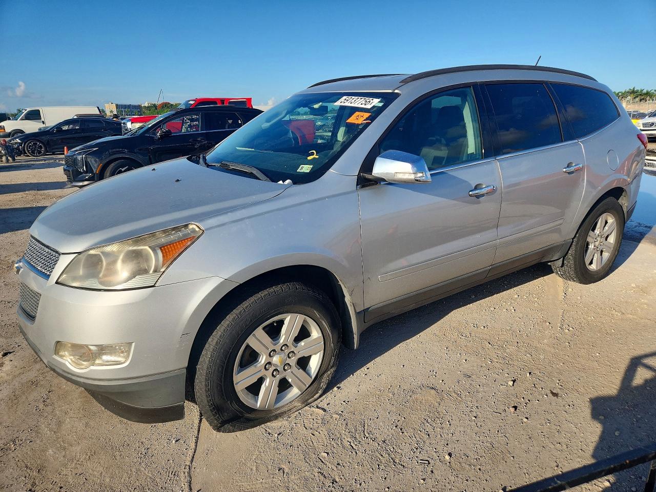 2012 Chevrolet Traverse Lt Silver vin: 1GNKVGED1CJ109961