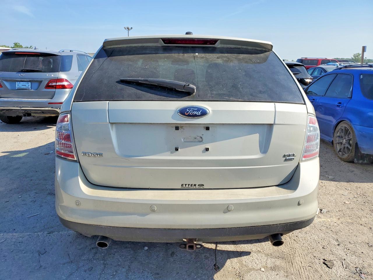 2007 Ford Edge Sel Silver vin: 2FMDK48C17BB46641