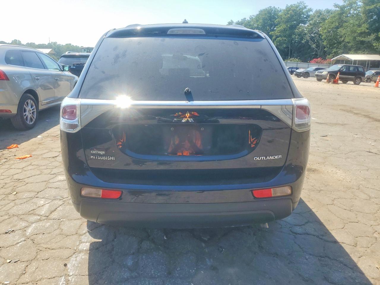 2014 Mitsubishi Outlander Se Black vin: JA4AD3A37EZ007043