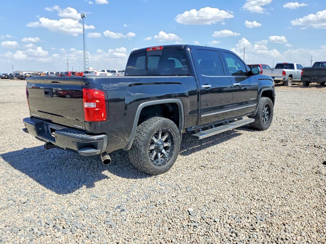 2015 Gmc Sierra K1500 Denali Black vin: 3GTU2WEJ2FG192493