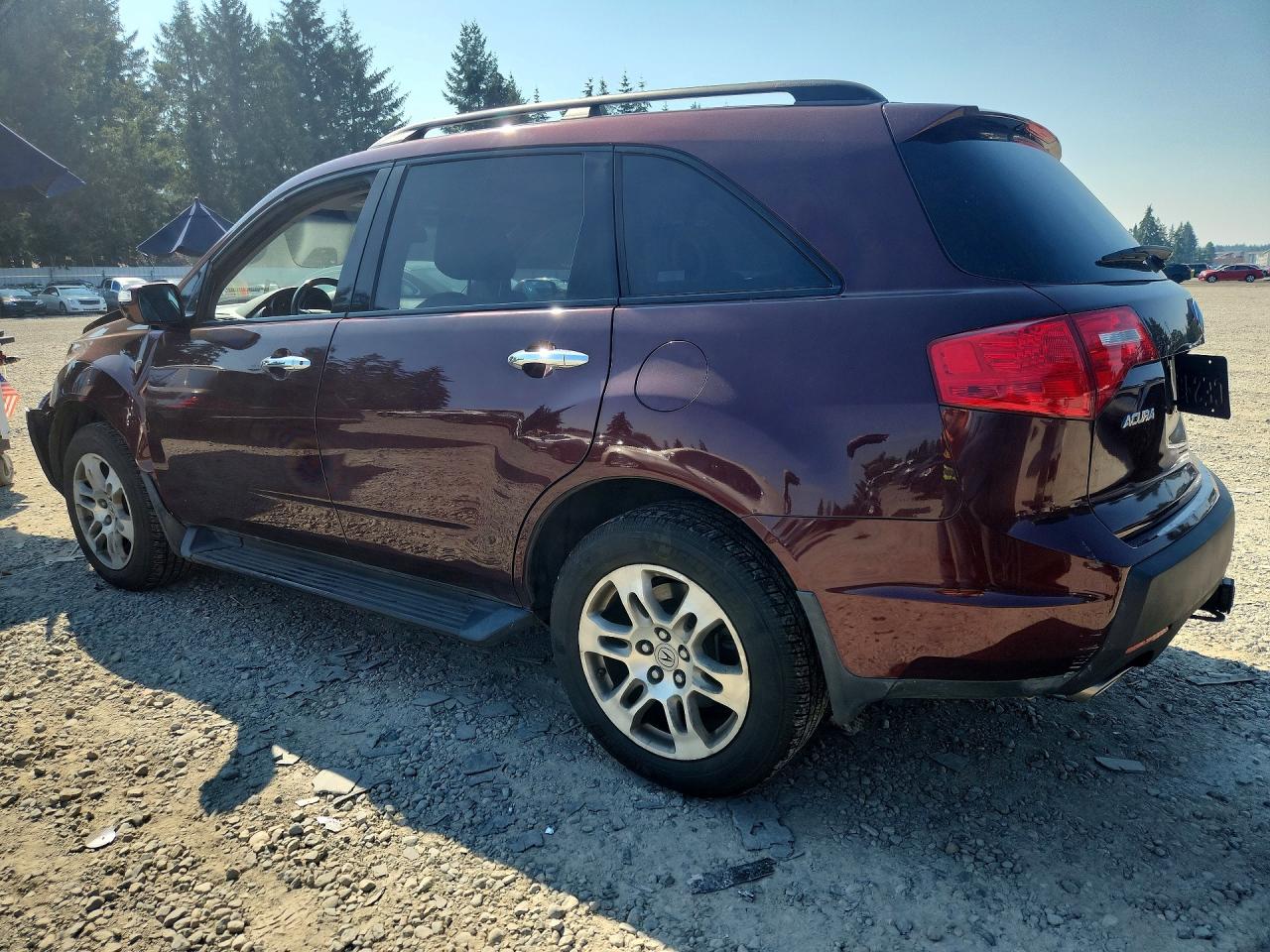 2008 Acura Mdx Technology Burgundy vin: 2HNYD28618H545251