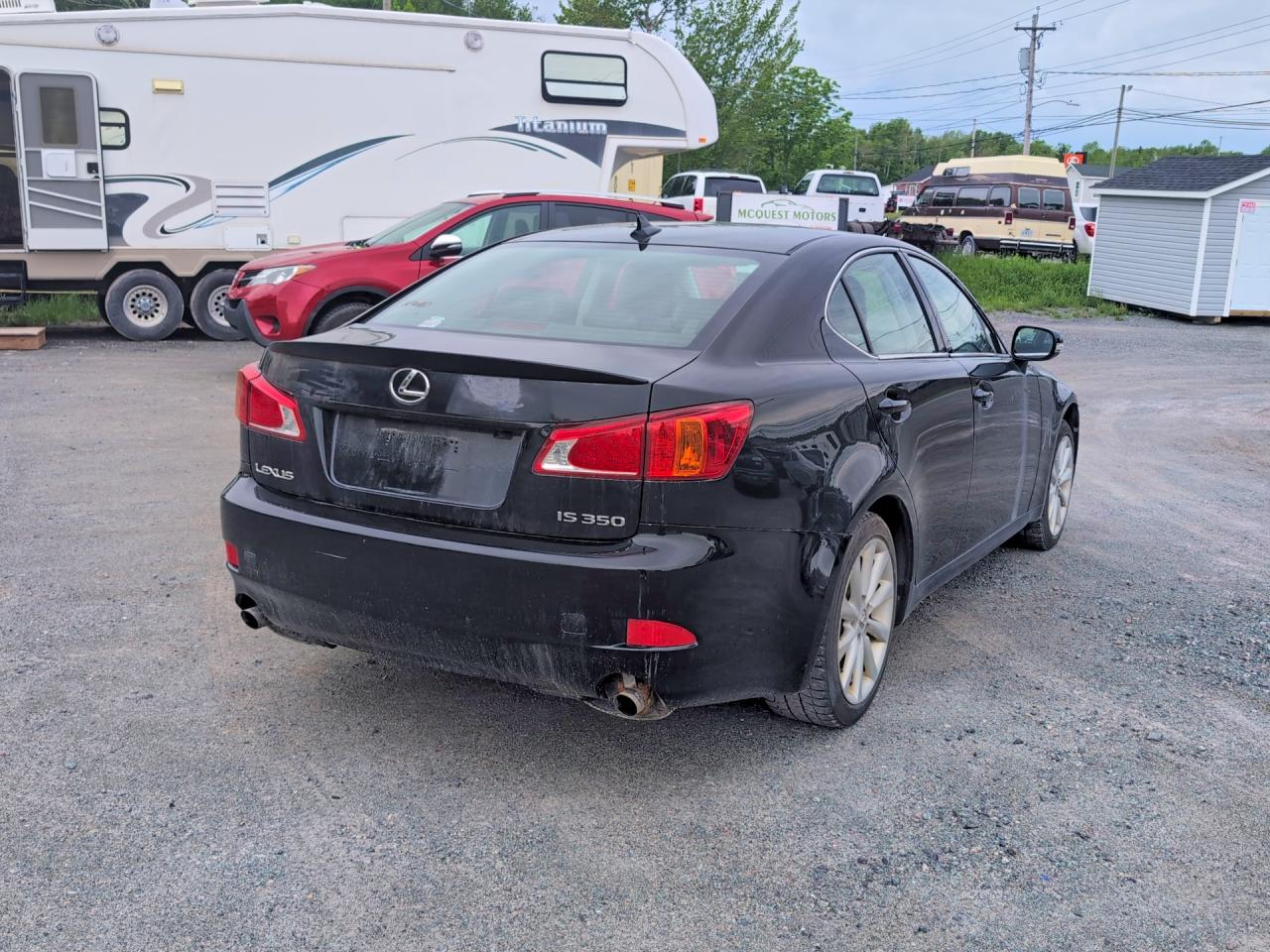2009 Lexus Is 350 Black vin: JTHBE262295021834