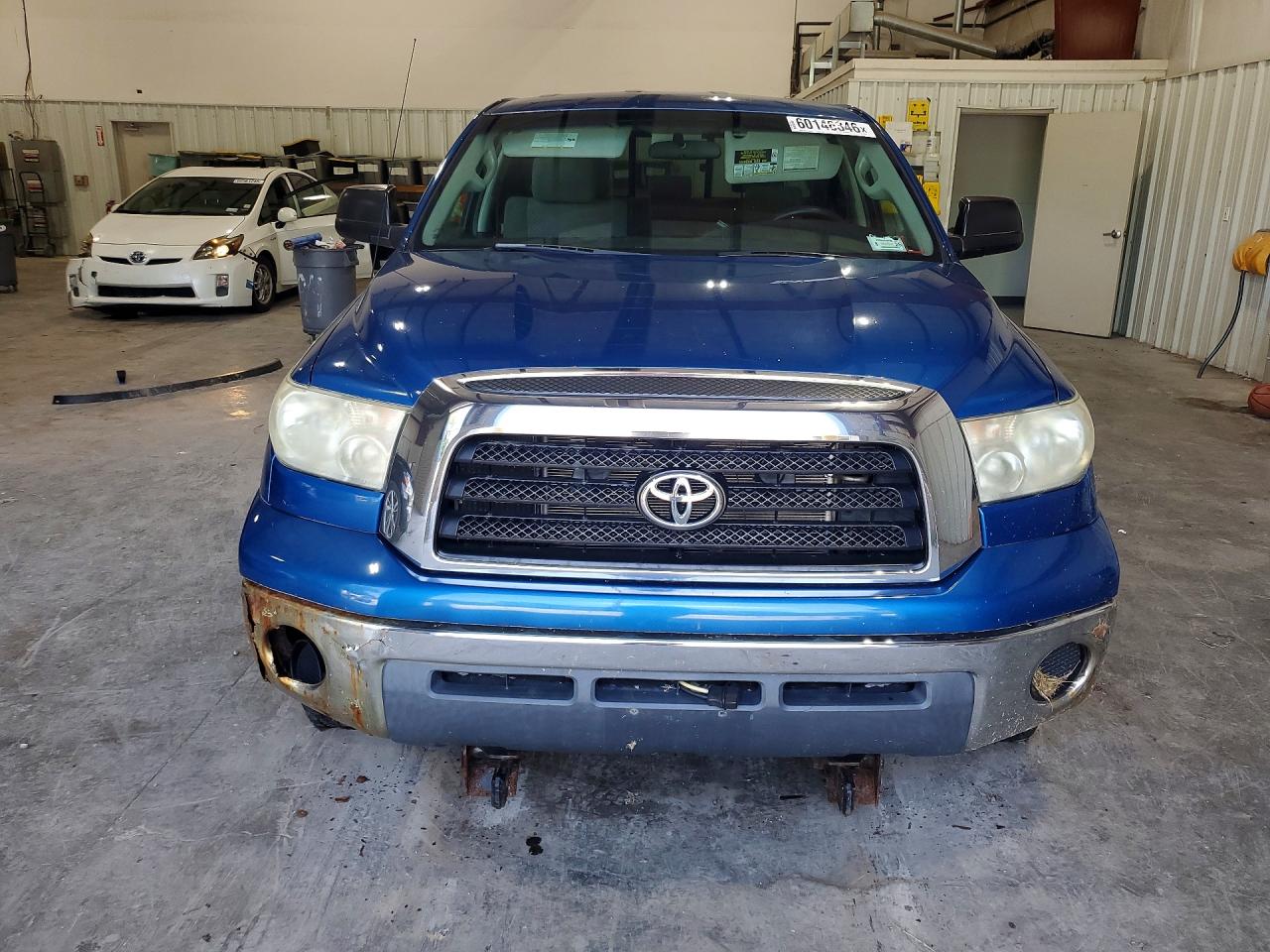 2007 Toyota Tundra Double Cab Sr5 Blue vin: 5TFBV54157X010941